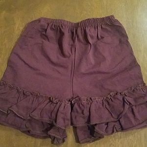 NWOT purple plum ruffle bottoms shoties